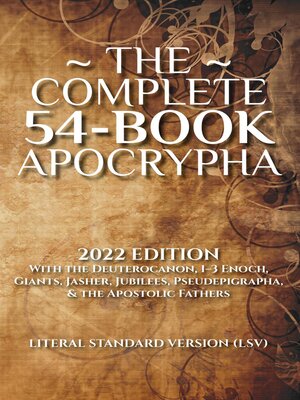 cover image of The Complete 54-Book Apocrypha